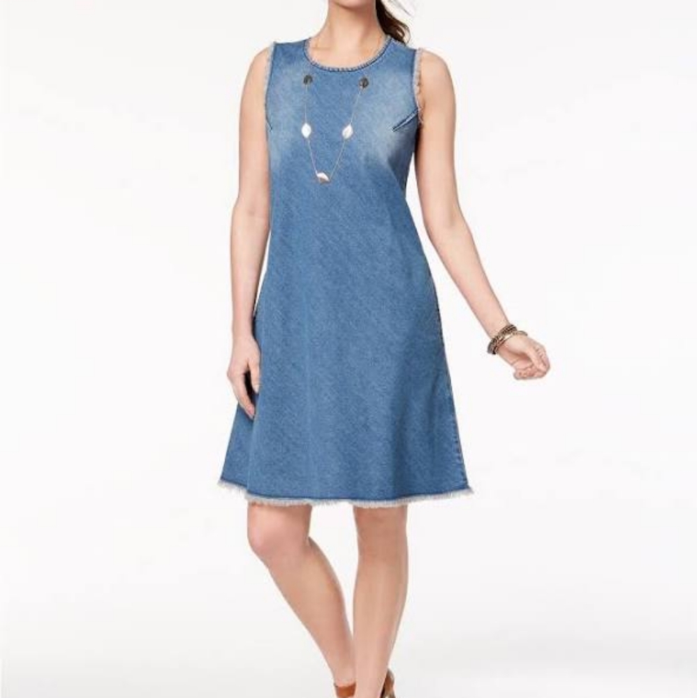 STYLE & CO DENIM DRESS
